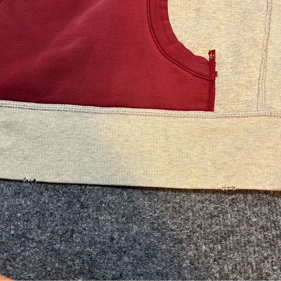 Vintage 90s Polo Ralph Lauren Two Tone 1/4 Zip Hoodie - Picture 7 of 7